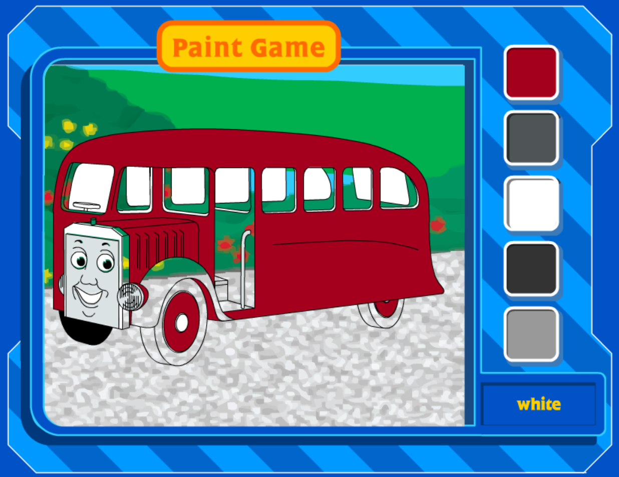 Thomas & Friends Paint Game