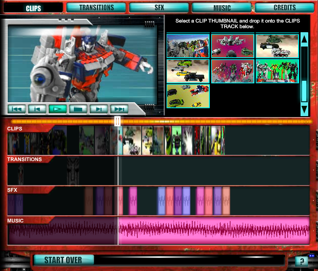 TRANSFORMERS VIDEO MASH-UP