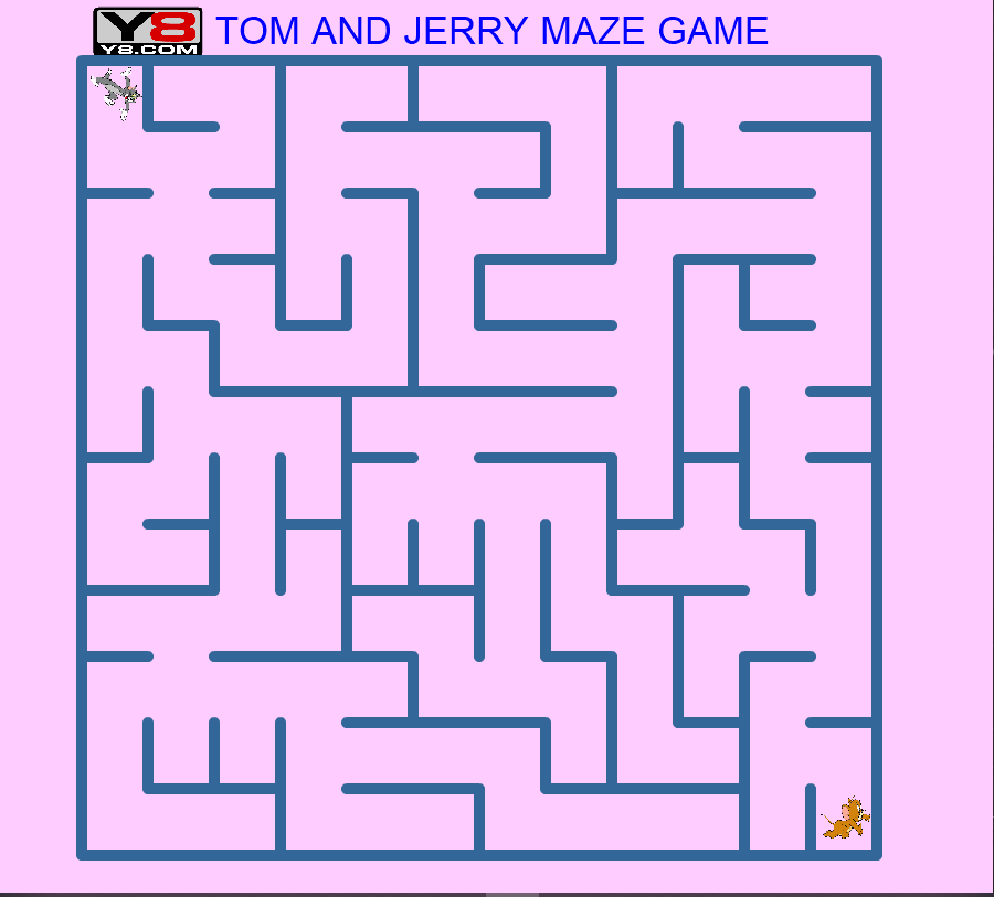 Tom and Jerry Maze Game