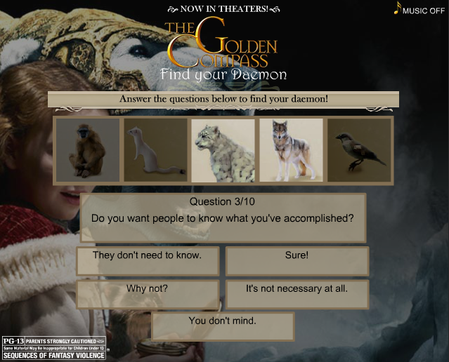 The Golden Compass: Find Your Daemon