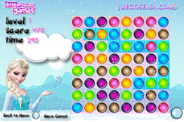 Princess Elsa Candy Match