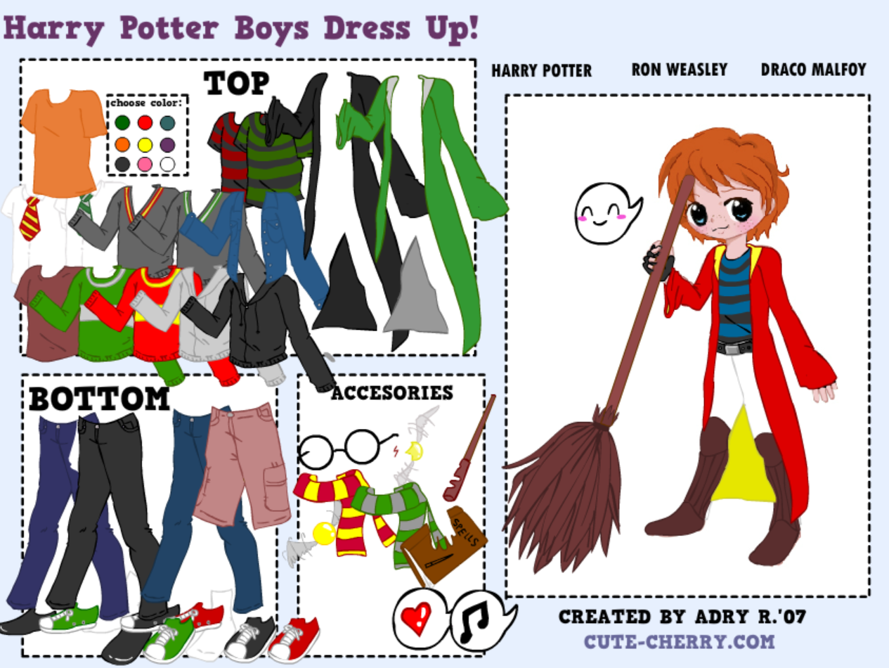 Harry Potter Boys Dress Up!