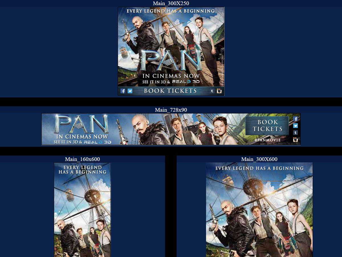 Pan Banner Online Marketing Campaign