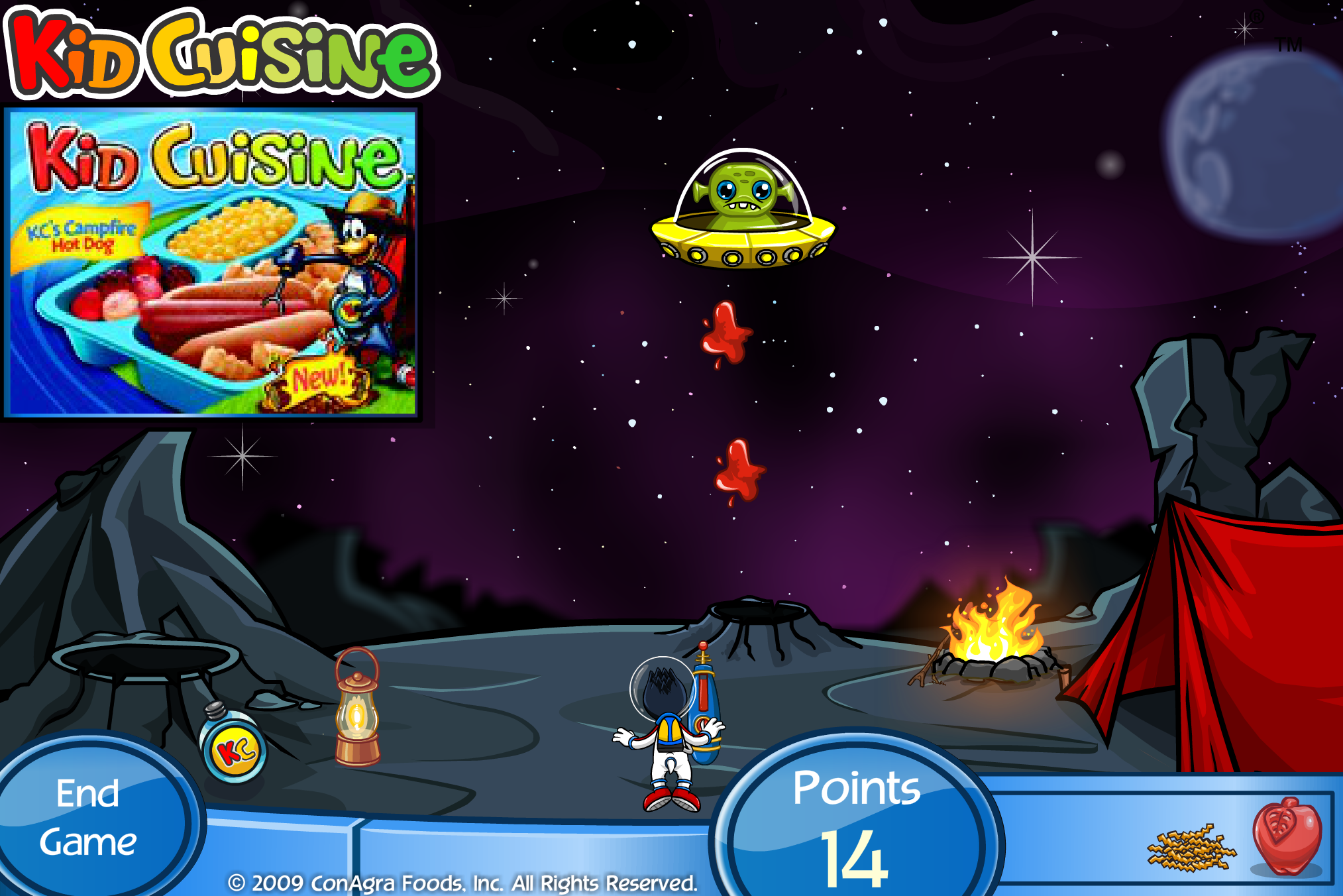Kid Cuisine Planet 42 Alien Attack