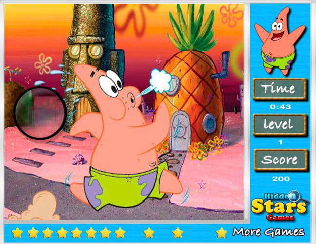 Patrick Star Hidden Stars