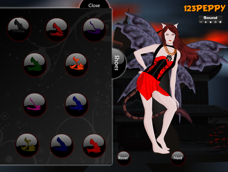 Evil Fairy Dress Up Game