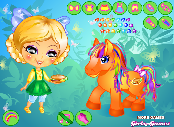 RainBow Pony Dress Up