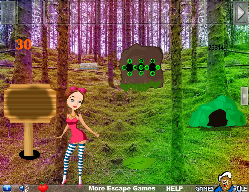 Teen Girl Forest Escape