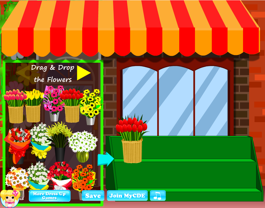 Arrange & Decorate My Flower Shop