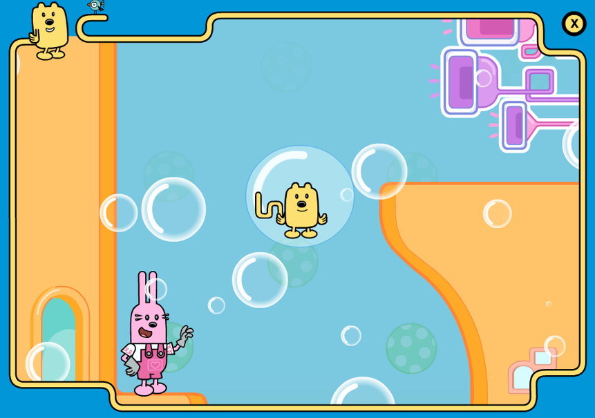 Wow Wow Wubbzy: Wubbzy's Soap Bubble Flyer Spiel