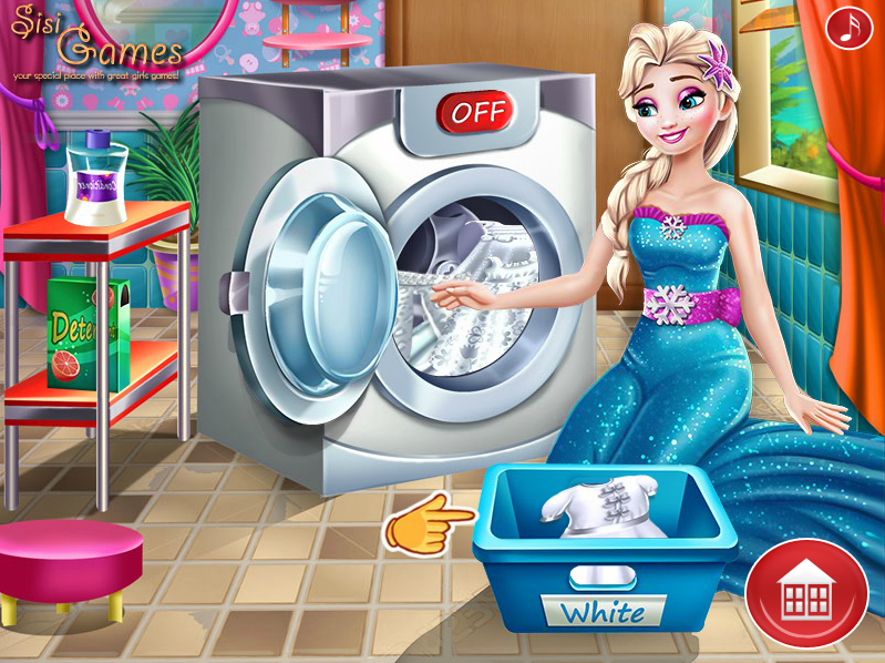 Elsa Laundry Day