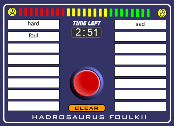 Hadrosaurus Foulkii Anagram Game