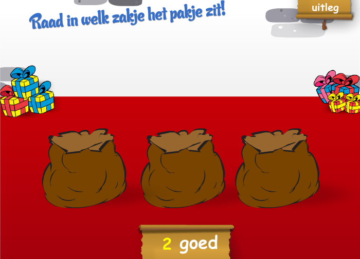 Help de pieten met zoeken naar het pakje!