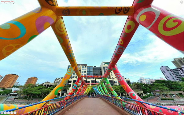 Alkaff Bridge - Singapore's Art Bridge Virtual Reality Image