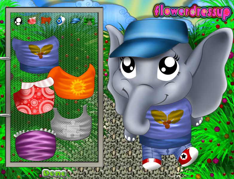 Baby Elefant Dressup