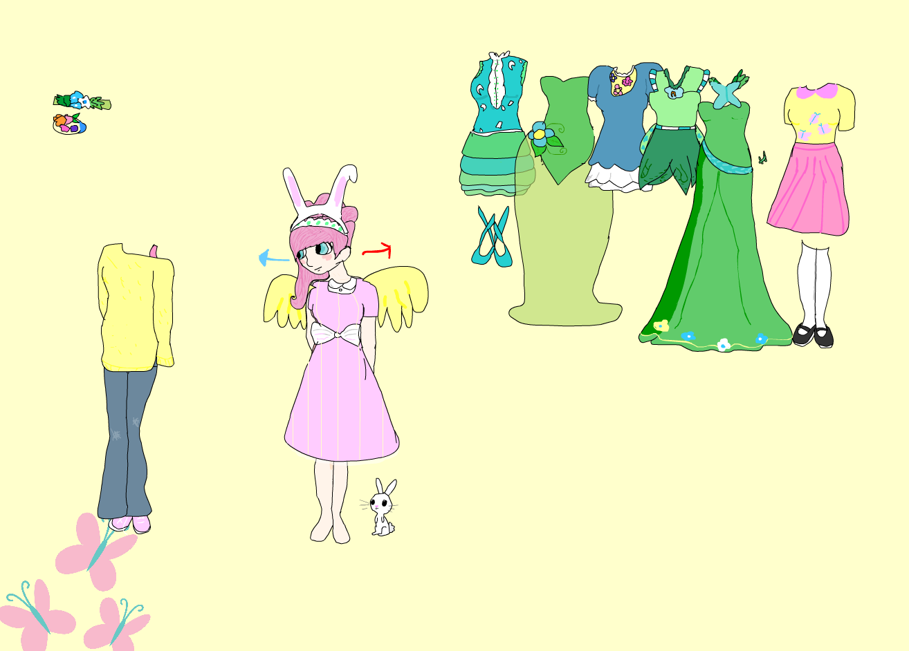 FiM Dress Up: Fluttershy