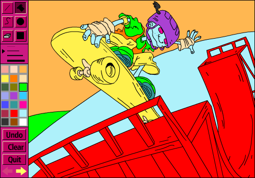 Rocket Power Coloring Book