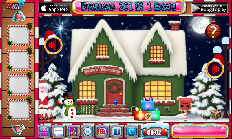 Christmas Find The Santa Bag