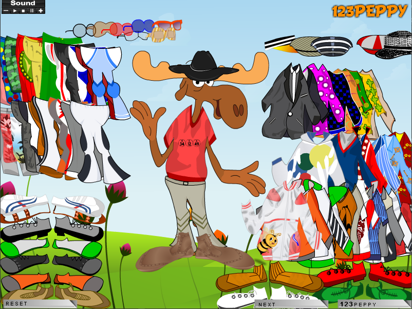 Bullwinkle Dress Up Game