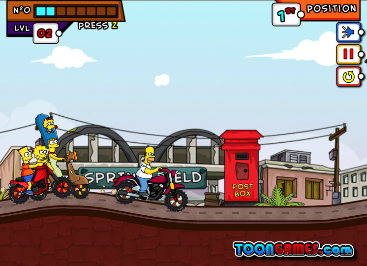 The Simpsons Family Race