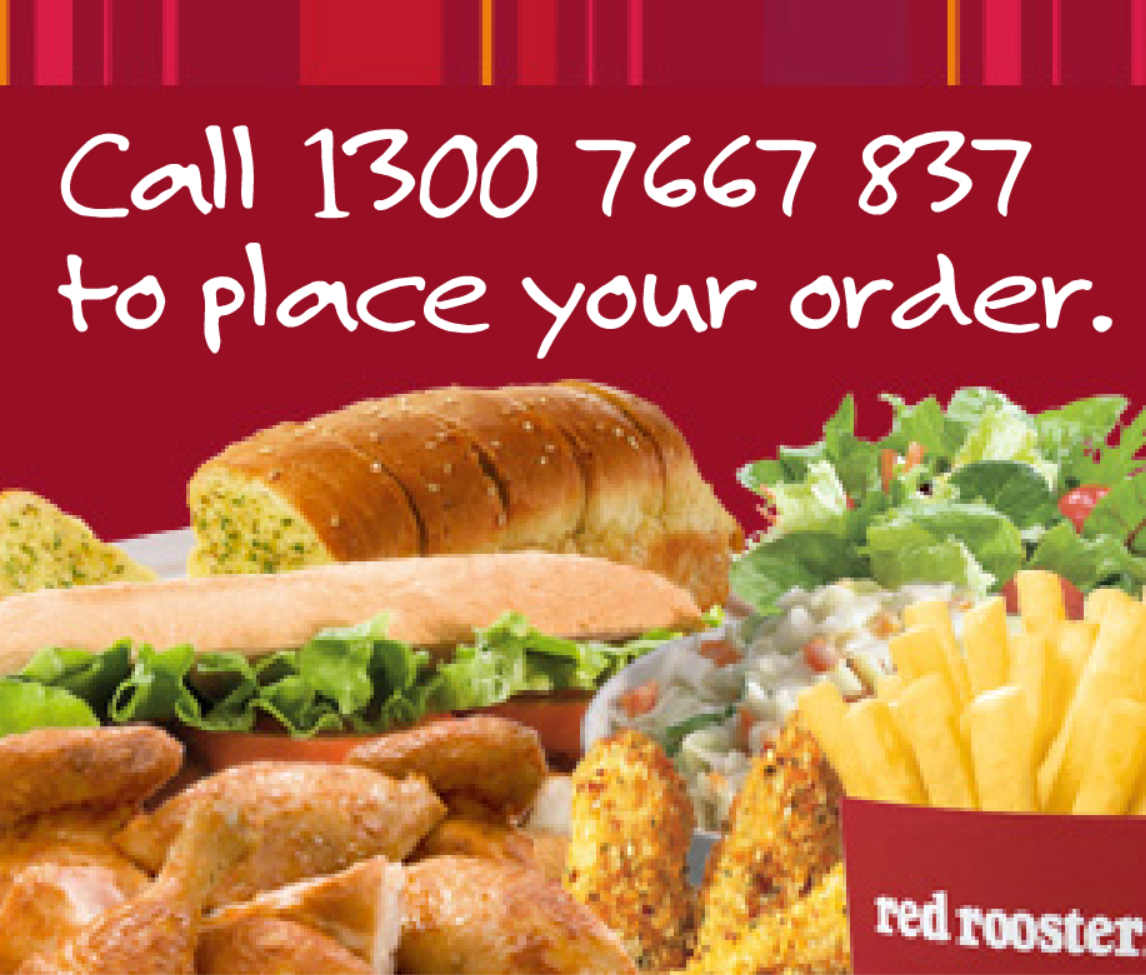 Red Rooster "Catering Made Easy" Advertisement