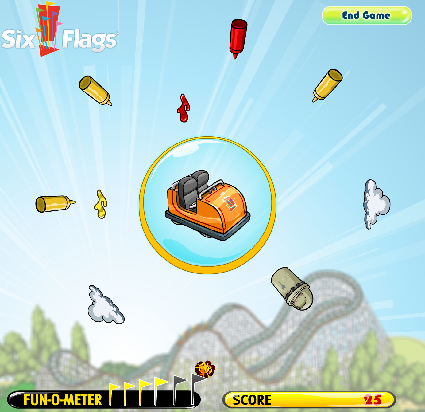 Six Flags Line of Coaster Defense