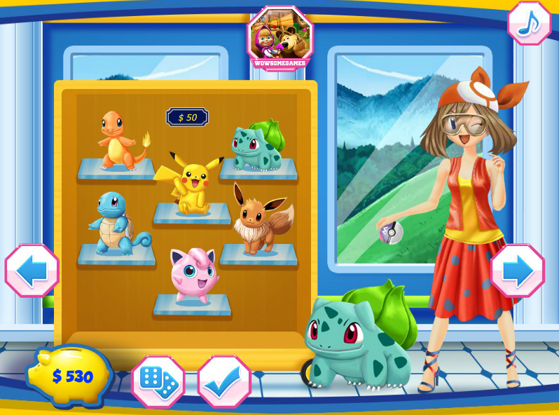 Pokémon Girls Dress-up