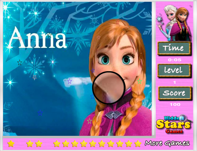 Anna and Elsa Hidden Stars