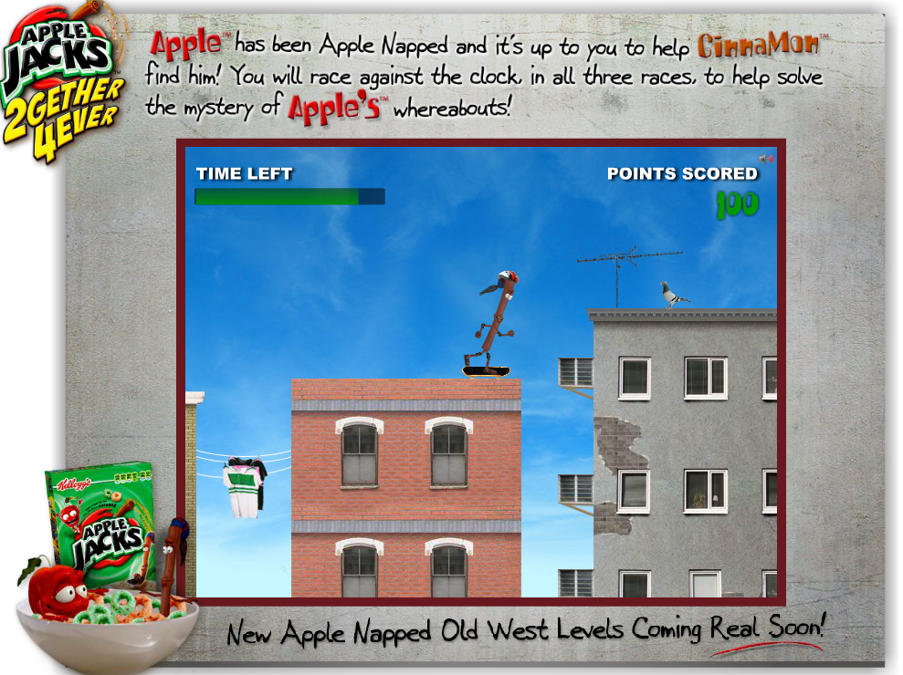 Apple Jacks - Skyline Scramble!