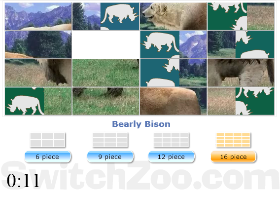 Bearly Bison (Sliding Puzzle)