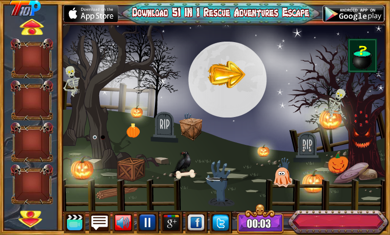 Halloween Escape From Cemetery