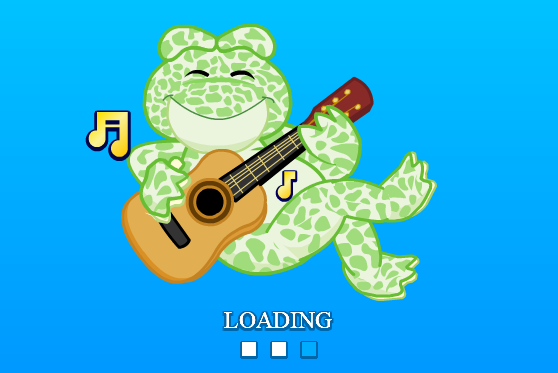 Webkinz "I Love Being a Spotted Frog" Preloader