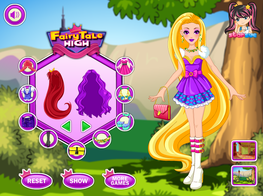 Fairy Tale High: Teen-Rapunzel