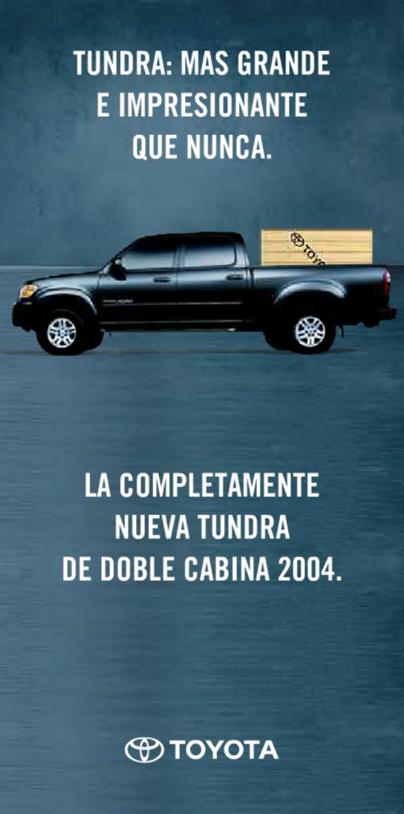 Toyota February 2004 Banner Ad