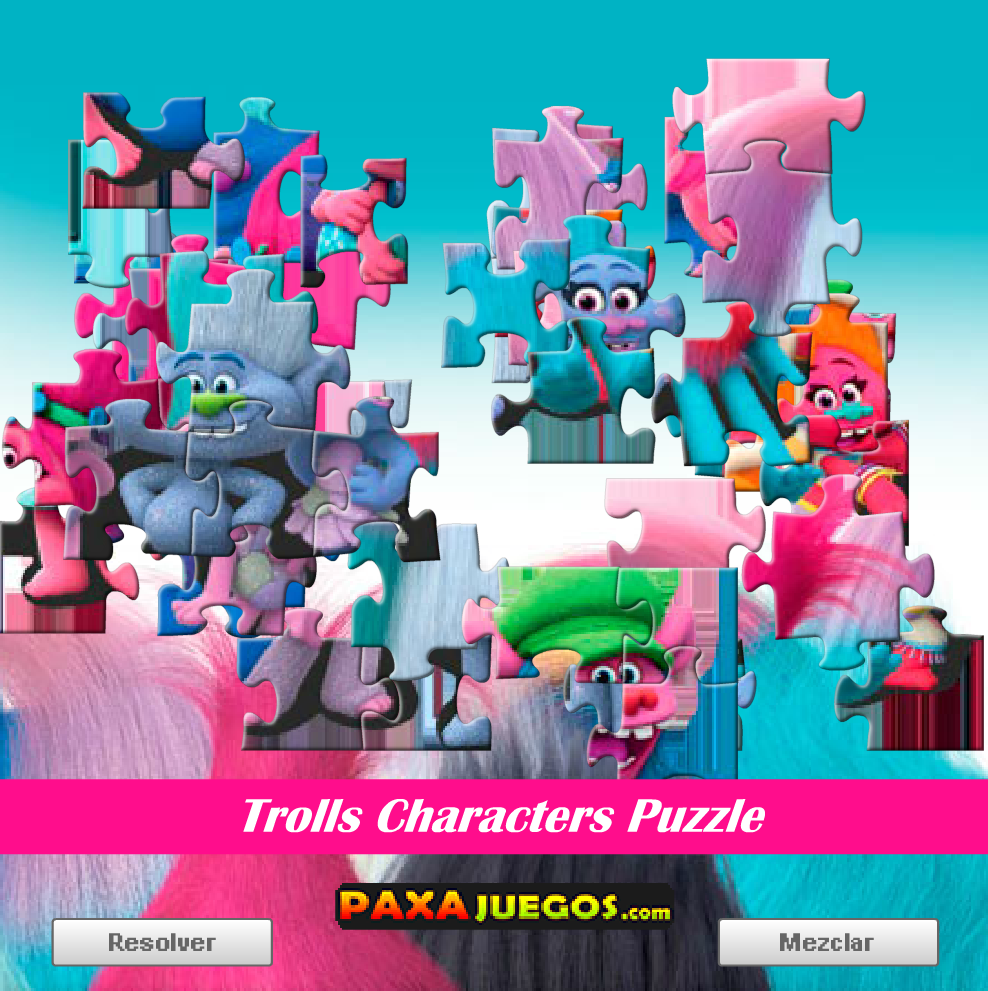 Trolls Characters Puzzle