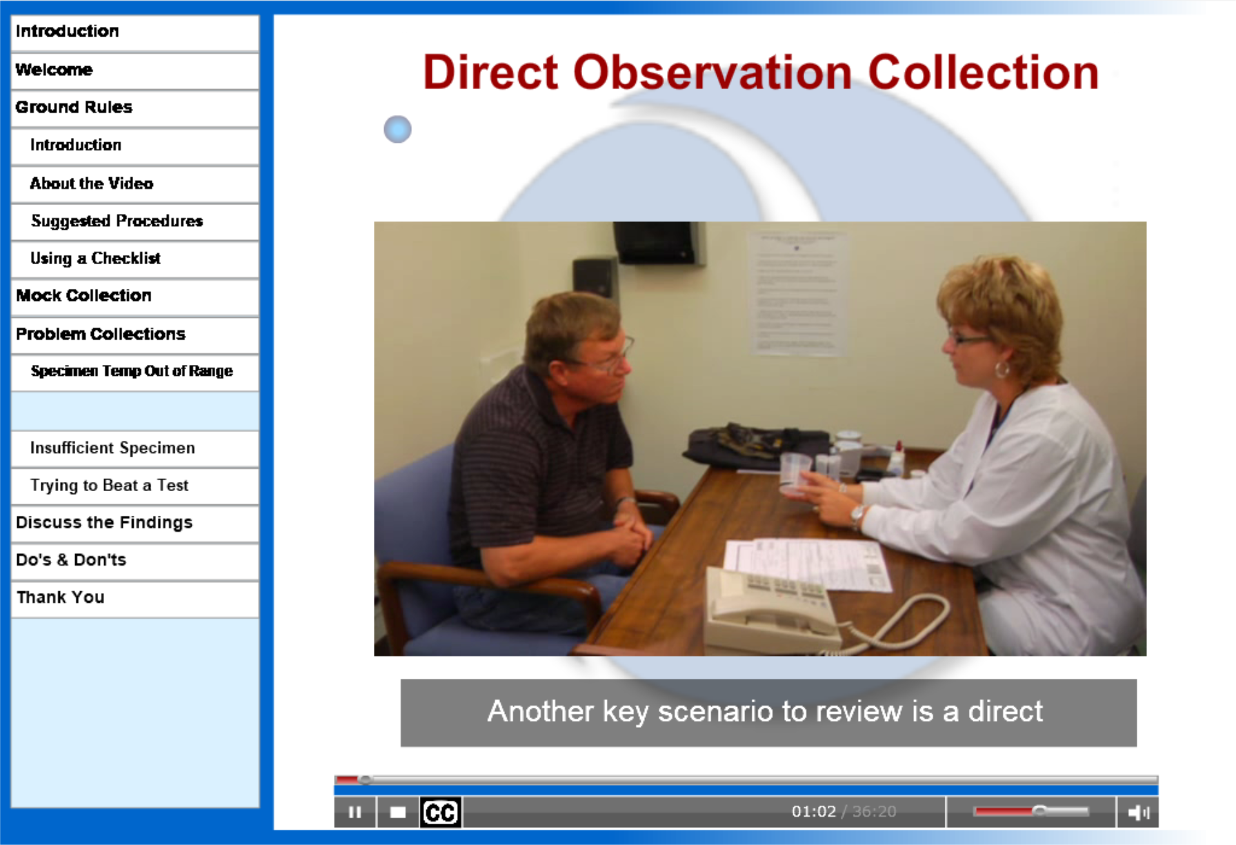 Conducting a Mock Collection