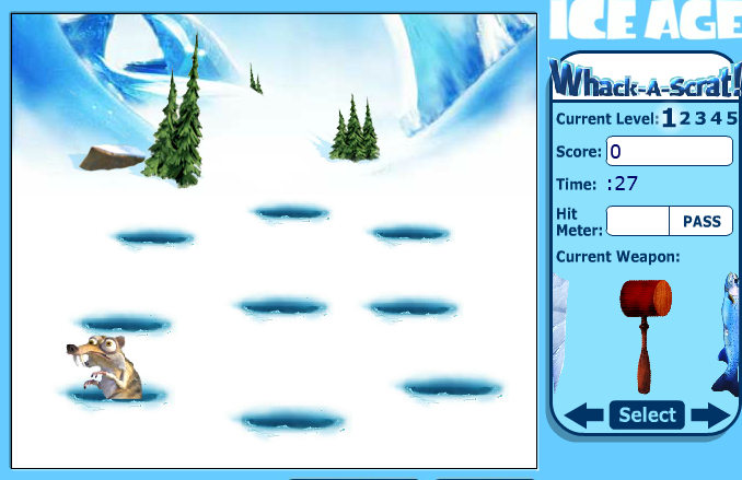 Ice Age: Whack-A-Scrat