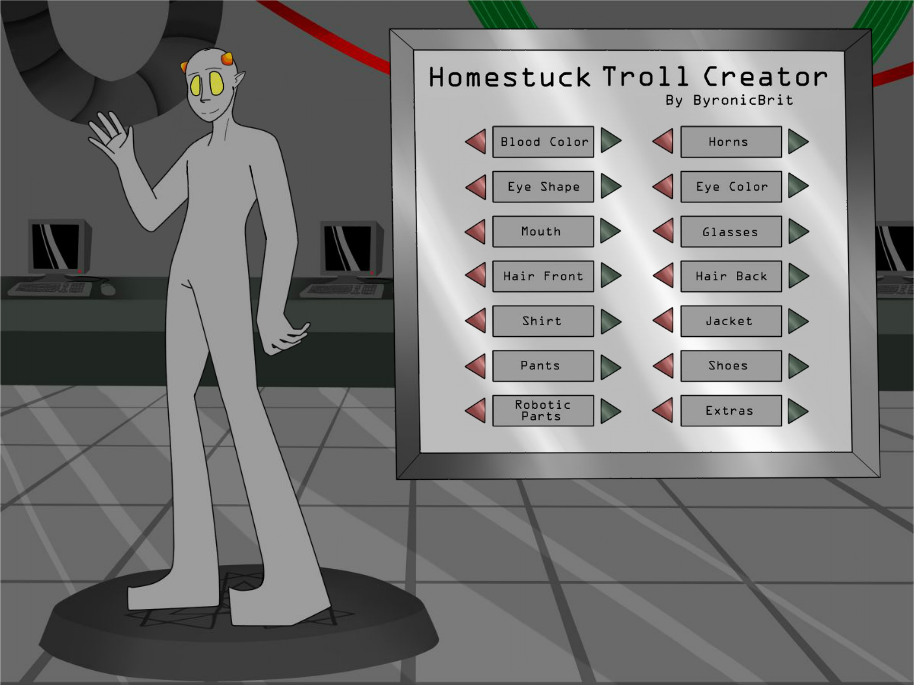 Homestuck Troll Creator