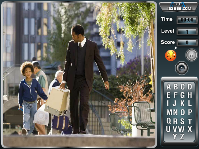 The Pursuit of Happyness - Find the Alphabets