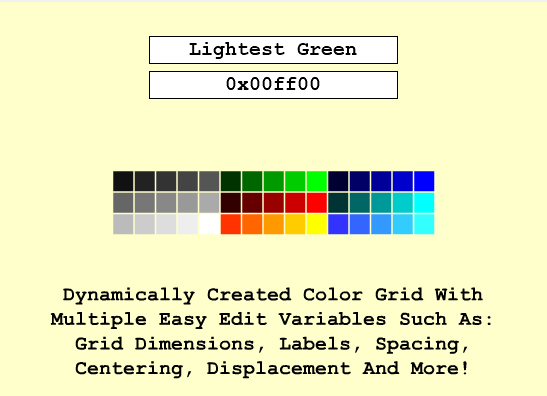Color Grid Creator
