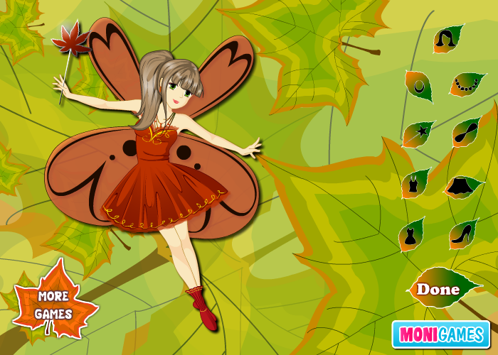 Lovely Autumn Fairy Dress Up