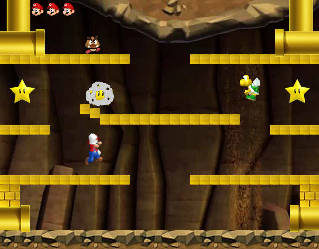 Mario Underground Invaders