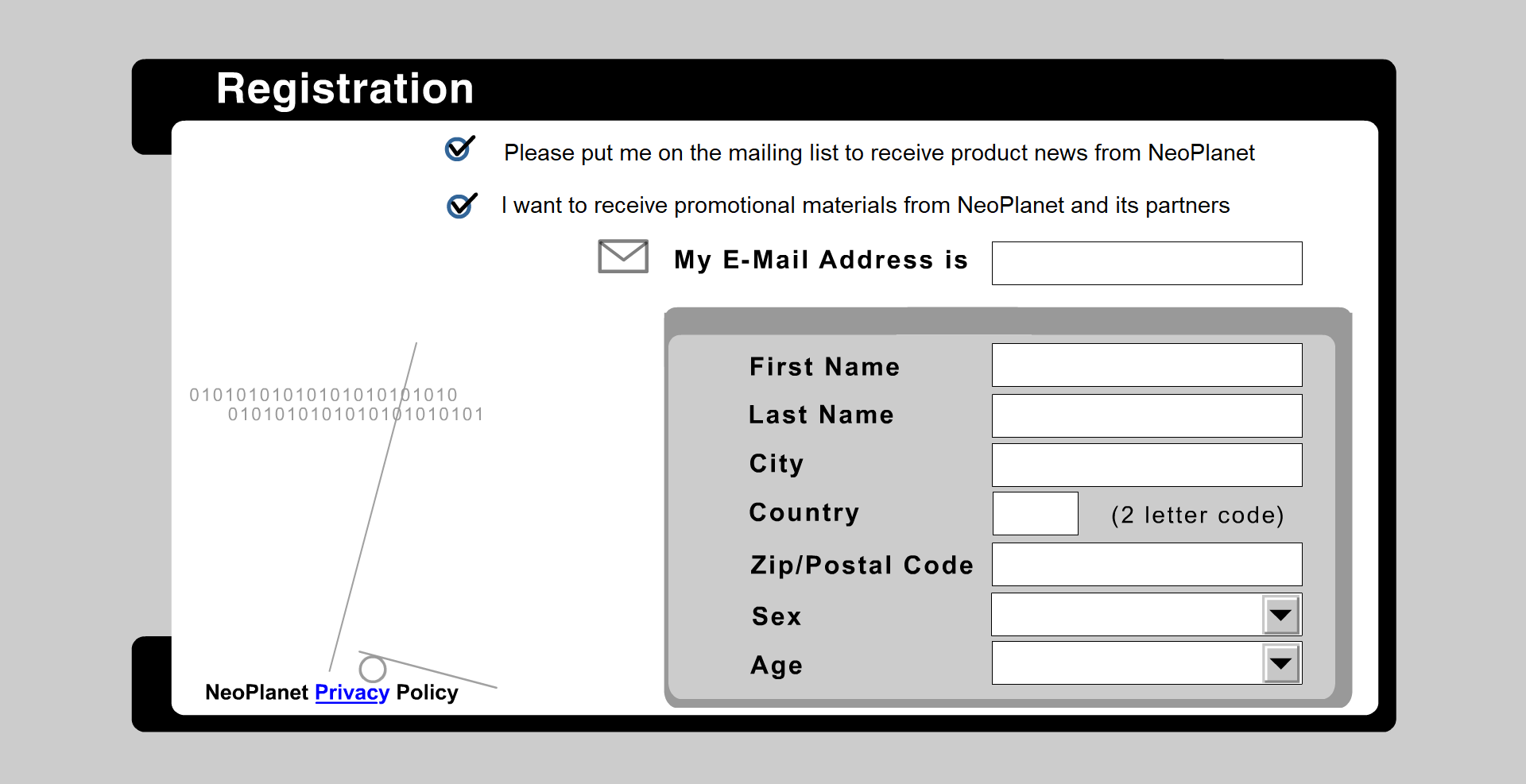NeoPlanet Browser Registration