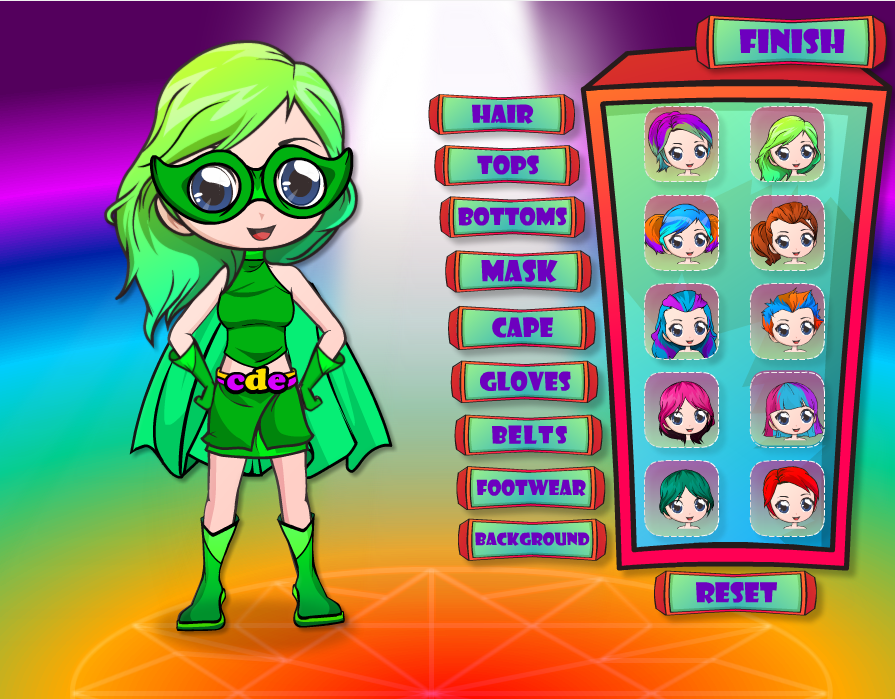 CDE Super Hero Dress-Up