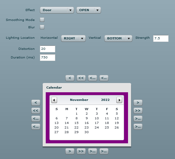 Flex Distortion Effects Explorer