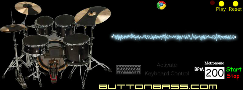 ButtonBass Virtual Drums