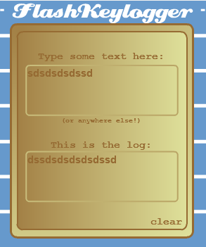 Flash Keylogger