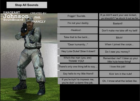 Sargeant Johnson Soundboard