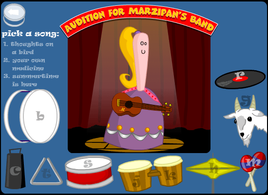 Audition for Marzipan’s Band