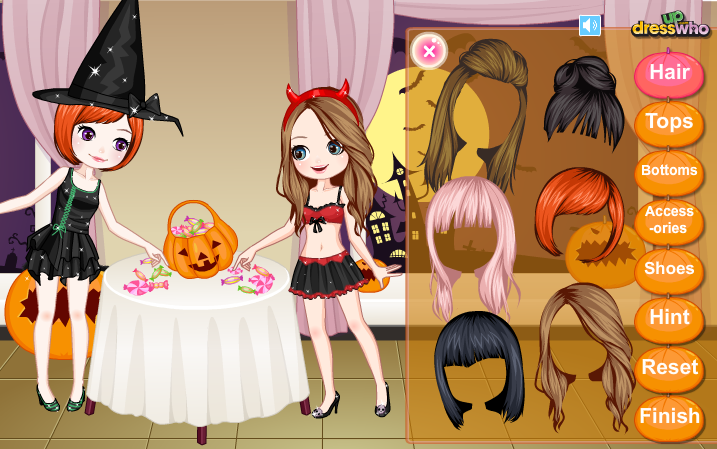 Halloween Candy Dress Up Game